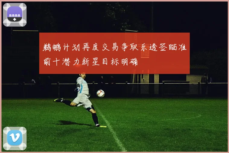 鹈鹕计划再度交易争取乐透签瞄准前十潜力新星目标明确